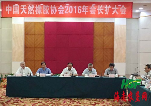 中国天然橡胶协会2016年会长扩大会议召开(图1)